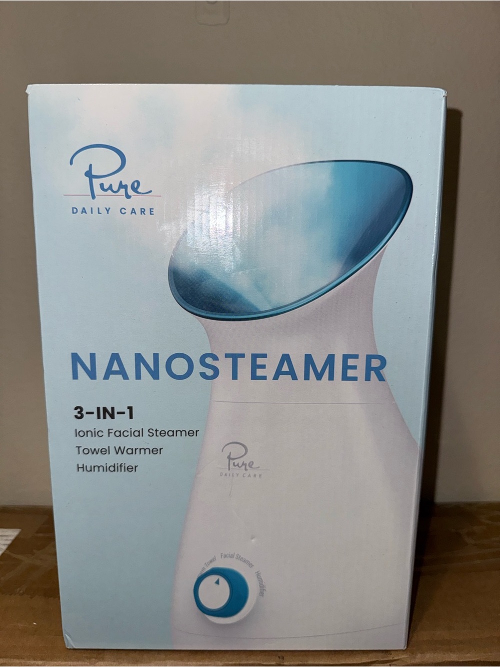 Pur Facial Steamer & Humidifier - Light Blue & White